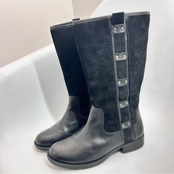 Nurture Dericka Riding Boots Black Leather Size 7.5 - Picture 4 of 13